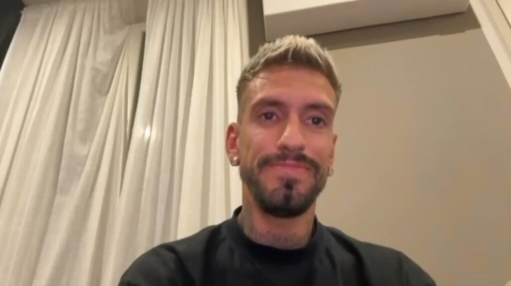 Samu Castillejo en la entrevista con Tribuna Deportiva